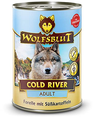 Wolfsblut - Cold River - 6 x 395 g - Forelle - Nassfutter - Hundefutter - Getreidefrei