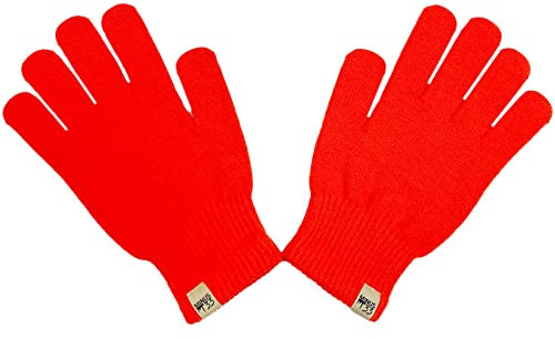 Minus33 Merino Wool Handschuhfutter – warme Basisschicht – Ski-Handschuh – 3 Jahreszeiten tragen – mehrere Farben und Größen – Blaze Orange – Größe M