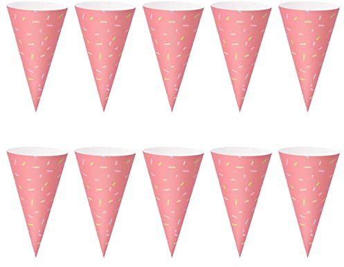WANDIC Zuckertüten, 40 Stück, Zuckerkonfetti, Blumenstrauß, Blütenblätter, Süßigkeitentüten, Blumenhalter mit Aufklebern, Klebeband für Hochzeit, Partyzubehör