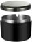 Outdoor Cigarette Ashtray with Lid, hanlongyu Modern Decorative Box Smokeless Ashtray, Plastic Casing Ash Holder with Stainless Steel Inner Liner Ashtrays for Patio Home Tabletop