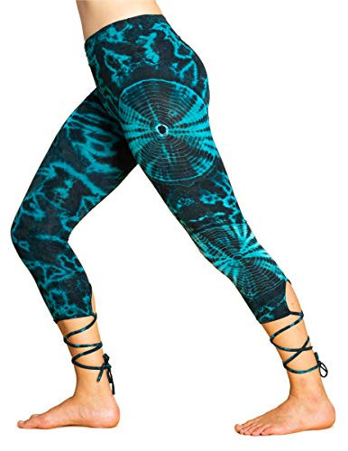 PANASIAM Leggings lace-up 3/4 CS03 Blue, S
