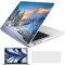 Batianda Schutzhülle für 13,5 Zoll Microsoft Surface Laptop 5 4/3 mit Alcantara Palm Rest Modell 1950/1867, transparente Schutzhülle aus Kunststoff und Tastaturabdeckung und Displayschutzfolie, Winter