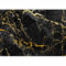 murando PREMIUM Papier peint Pierre 450x315 cm Décoration Murale XXL Poster Tableaux Muraux Tapisserie Photo Trompe l'oeil Marbre Abstrait 3D or noir f-C-0461-a-a