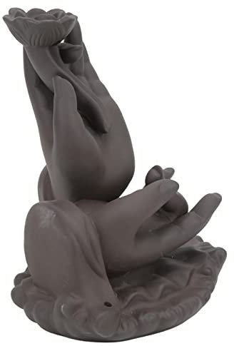 Bouddha Main Brûleur D'encens Cascade Brûleur D'encens Reflux Porte-encens Méditation Porte-encens pour la Méditation Relaxation