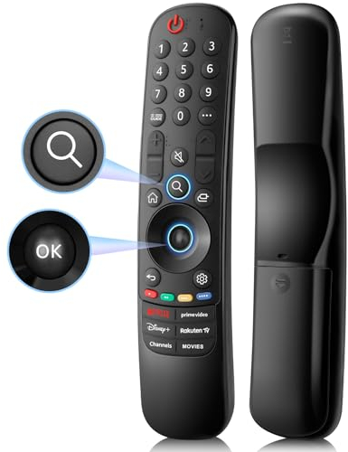 Ersatz für LG-Smart-TV-Fernbedienung, Universal Magic Fernbedienung Kompatibel mit LG-Fernseher OLED QNED NanoCell 4K Smart TVs (Keine Sprachsteuerung & Keine Pointer)