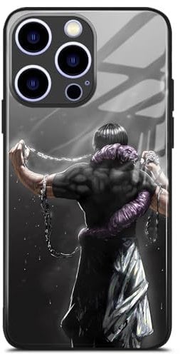 HWLHJJ JJK Toji Fushiguro Japanische Manga, wasserdichte Handyhülle, Anime-Charakter-Muster, stoßfeste Hülle für iPhone 13