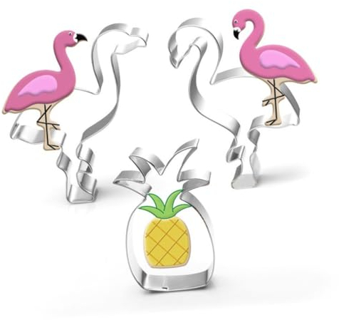 OUNONA 5pcs Pineapple Fondant Pineapple Cake Mold Cutting Machine Cake Biscuit Omelet Wooden Card Holder Cake Cutting Machine Cactus Cookie Cutters Baking Tools Stainless Steel