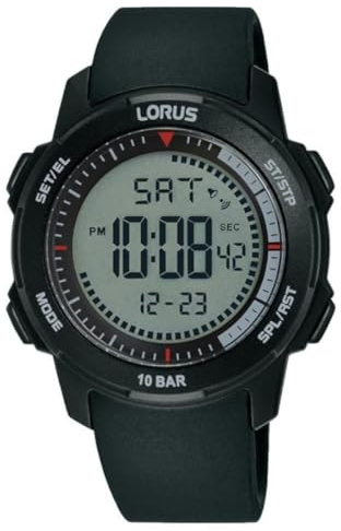 Lorus Digitale Armbanduhr R2371PX9, Achtung, klassisch, Achtung!, Klassisch