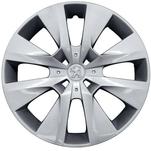 Set mit 4 Radzierblenden, anpassbar, für Peugeot 208, Durchmesser 15 Zoll, kein Original