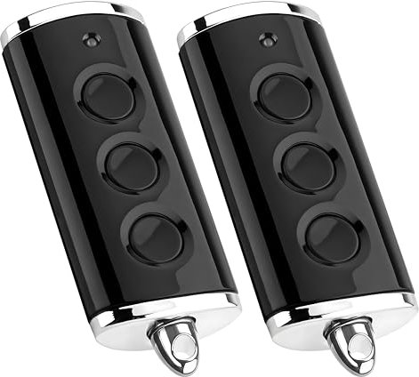 AKVF Télécommande Portail pour Hormann Tubauto HSE2-868-BS HSE4-868-BS HS5-868-BS pour Hormann SupraMatic E2/E3/E4 ProMatic 2/3/4 RotaMatic LineaMatic Opérateur Porte de Garage, Lot de 2