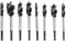 Ollanoos 8 Pcs Wood Drill Bit Set 10-32mm, Twist Drill Bit Sets Wood Auger Reaming Drill Woodworking Open Hole Tools Fast Cut Woodworking Drill Bit 10mm 12mm 14mm 16mm 20mm 22mm 25mm 32mm