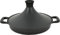 Tajine Safran 30 cm - Antiadhésif - Sans PFOA - Compatible avec toutes les plaques de cuisson - Noir avec gants de four et feutre