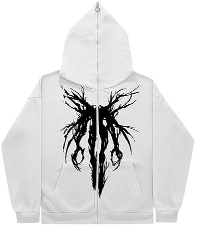 SRZYMJ Kapuzenpullover Herren Pullover Langarm Hoodie Herren Warm Jacquard Casual Farbblock Sweatshirt mit Taschen Hawaiihemd Baumwolle Kurzarm Arbeitsoverall Man In Black Kostüm Pullover Weiß S