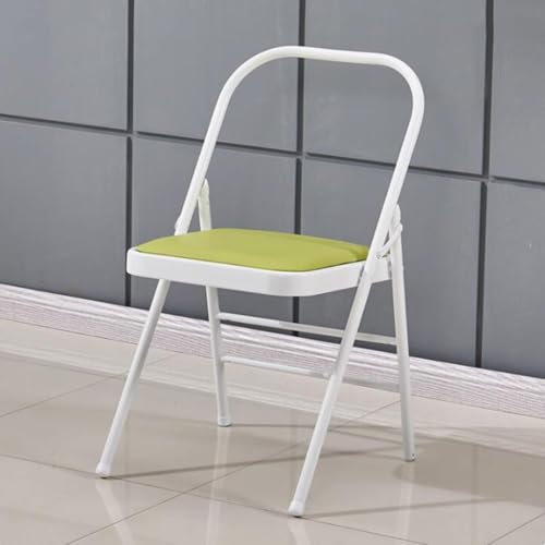 ZHXQRP Yoga-Hilfsstuhl Zusammenklappbarer Yoga-Stuhl Rückenfreier Yoga-Stuhl mit Rutschfesten Fußabdeckungen für Gleichgewicht Handstand Flexibilität Krafttraining und Linderung von Rückenschmerzen