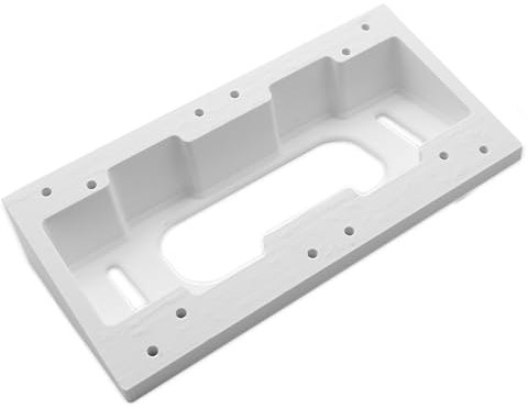 MHT-3D Keilhalterung für Ring Doorbell 20°- Ring 1/2/3/3+/4 20 Grad Winkel li/re in verschiedenen Farben (Weiss)