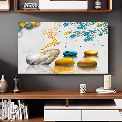 Nueva Campana De Televisión, Cubierta Antipolvo para TV, Tela De 32-75 Pulgadas, Cubierta De TV LCD Colgante para El Hogar De Estilo Moderno Y Moderno(Size:28IN(68X43CM),Color:A)