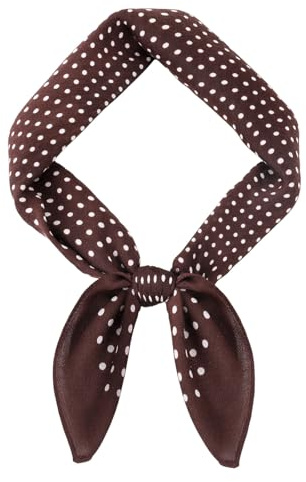 GoGou Damen Seide Schal Halstuch Seiden schal Seidentuch Leicht Seide Quadratische Schals Bandana Taschentuch Accessoire Geschenk für Damen
