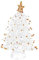 Cabilock Albero di Natale di Cristallo Albero di Natale Artificiale Piccolo figurina dell'albero di Natale bricolage Natale bricolage Natalizio Alberi di Natale Fai da Te Alberi da Tavolo