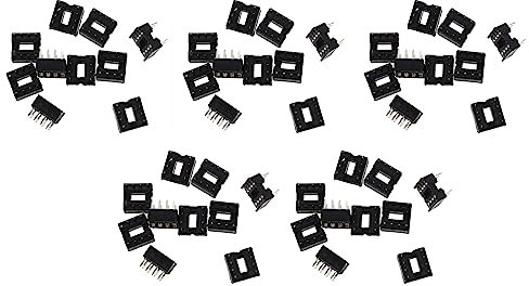 Reinscer 50 x 8 Pin DIP IC Sockel Adapter Loetentyp Sockel