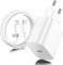 Caricatore iPhone,USB C Rapido Caricabatterie with 2M Cavo Spina Adattatore per Apple iPhone 14 13 Pro Max/12 Mini/11 Pro/iPad