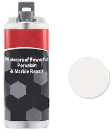 Fgbetcv Tile Grout Repair Kit,Fast Drying Waterproof Tile Repair Filler,Fast Drying Waterproof Tile Repair Filler,2025 New Marble and Porcelain Stone Repair Kit and Granite (Porcelain white)