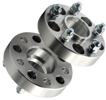 Distanziali Cerchi Compatibile Con Fiat Per 500X 2014 2015 2016 2017 2018 2019 Adattatore Distanziale Ruota Auto Bulloni Perni 2 Pezzi(60mm)