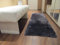 Reissner Lammfelle FP140 Echtes Schaffell rechteckiger Teppich Couchauflage Bettvorleger 140x60cm anthrazit