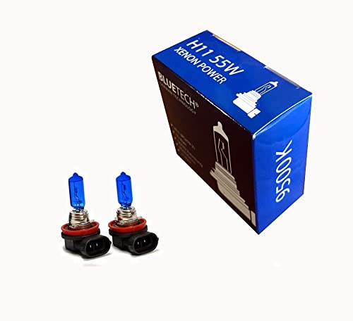 BLUETECH® H11 55W 9500K Xenon Effekt 2er Set mit StVZO Zulassung