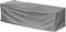 Mehr Garten Loungesofa Abdeckung, Premium Schutzhülle Abdeckplane für Lounge Gartensofa 3er Loungemöbel wasserdicht 220 x 90 x 80 cm Lichtgrau