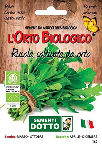 Sdd O.Bio_Rucola Coltivata da Orto Semi, 0.02x15.5x10.8 cm