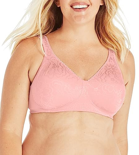 Playtex Women's 18 Hour Ultimate Lift and Support Wire Free Bra, Gentle Peach, 42C