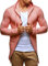Leif Nelson Giacca di Felpa con Cappuccio Uomo Giacca Sudore Hoodie LN-6366 Salmone Rosa Large