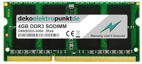 dekoelektropunktde 4GB Memoria RAM Adatta per iMac 24 3.06 GHz (ab Mitte 2009), DDR3 SODIMM PC3