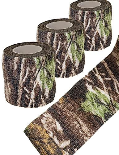 OUTDOOR SAXX Camouflage Tarn-Tape Real-Tree, Gewebe-Band, wasserfest, 4,5m, 3er Set