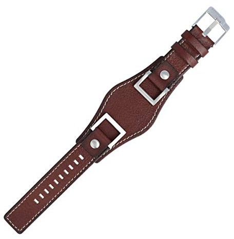 FOSSIL Bracelet De Montre 24mm Cuir Marron - JR-1157 | LB-JR1157