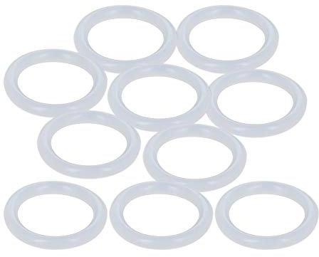 Othmro Silikon-O-Ringe, 17 mm Innendurchmesser, 23 mm Außendurchmesser, 3 mm Breite, Dichtung, 10 Stück