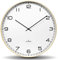Huygens - Wood45 Arabic - Weiß - Wanduhr - Stilles Quarz-Uhrwerk