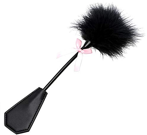 SYOneTo3 Battement en Cuir de Plumes, Outil de tapotement de Massage, Battement Multifonctionnel, Augmentation du Bonheur