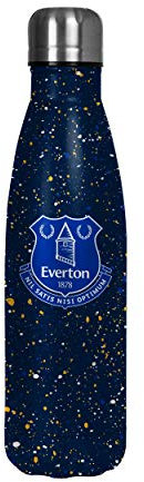 FOCO Premier League Football Everton Fan Thermal Paint Splatter Insulated 500ml Bottle