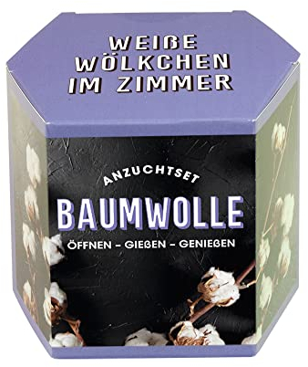 Resetea ANZUCHTSET BAUMWOLLE, Weiße Wölkchen im Zimmer