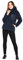 CityComfort Felpa Donna con Zip, Felpa Invernale in Pile Teddy (Blu Navy, S)