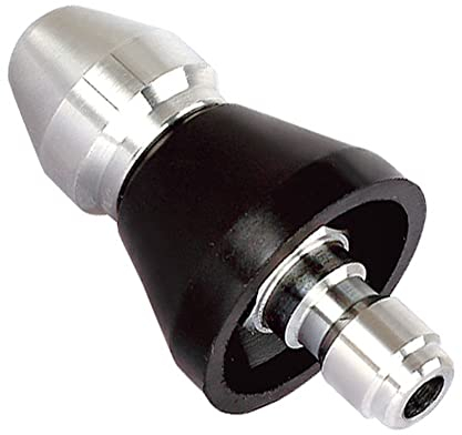 Pressure Washer Sewer Jet Nozzle 3/8 Inch Quick Connector 1 Front 6 Rear Cleaner Cleaning Heads Jet Nozzle Drain Set