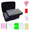 GJIE Diamond Painting Storage Boxes, 120 Slots Bead Storage with 5D Diamond Art Accessories and Tools Kit