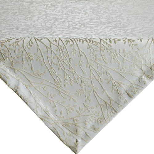 Erwin Müller Mitteldecke Malaga fleckabweisend Creme Größe 100x100 cm