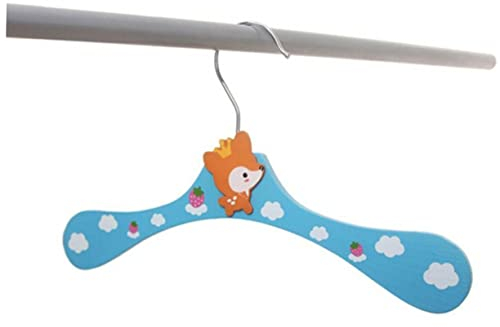 MAGICLULU Kinder 10St Kleiderbügel Kleiderständer für Babys Kinderzimmer Kleiderständer Kinderzimmer Garderobe Kleiderständer aus Holz Kleidung hölzerner Aufhänger anschließen Kleinkind