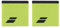 Babolat Unisex-Adult Wristband Frottee mit Logo, Einheitsgröße, Farbe Gelb/Grau, schnelle Schweißaufnahme, Breite 7,5 cm, schwarzes Handgelenkband für Gymnastik, Tennis, Badminton, Padel