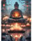 TOSTOG Diamond Painting für Erwachsene Anfänger,Buddha-Statue und Kerze 5D Diamant Painting Kits Bilder für Erwachsene,DIY Full Drill Diamant Malerei Set 30x40cm für Wanddekor