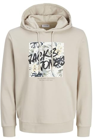 JACK & JONES Male Kapuzenpullover Logo Kapuzenpullover