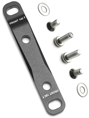 MIEBA Flat Mount Caliper Bracket Adapter Front - 0F/20F (Front 140/Front 160)/Rear - 20F (Rear 160) for SRAM Disc Brake Caliper (Front-0F/20F)