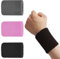 VAEIORP 3 pcs Bandeau Poignet Sport Poignet Sport Bandeau de Poignet en Coton Doux pour Gym Tennis Course Basket Ball